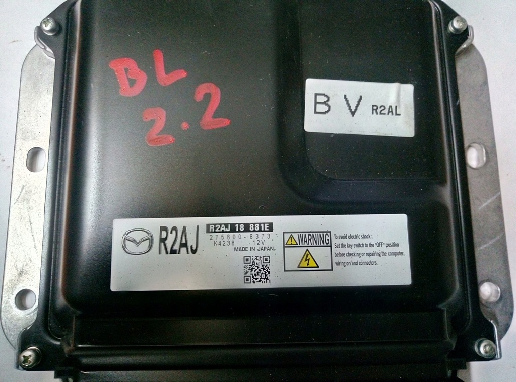 фото №1, Mazda 3 bl бортовой компьютер двигателя 2.2d r2aj18881e
