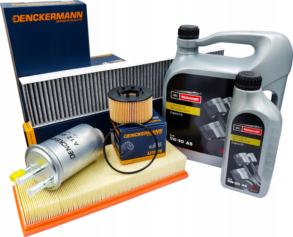 фото №1, 4 фильтры 6l масла 5w30 ford mondeo mk3 2.0tdci