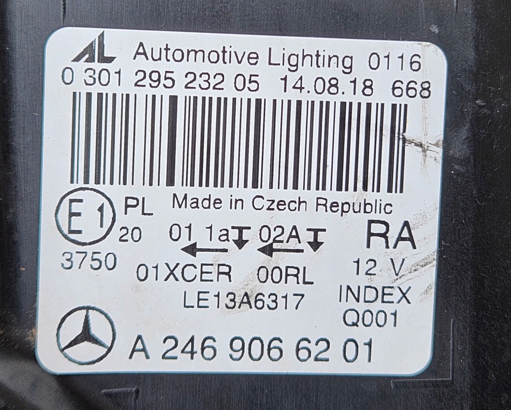 фото №14, Mercedes b-klasa лампа права full led a2469066201