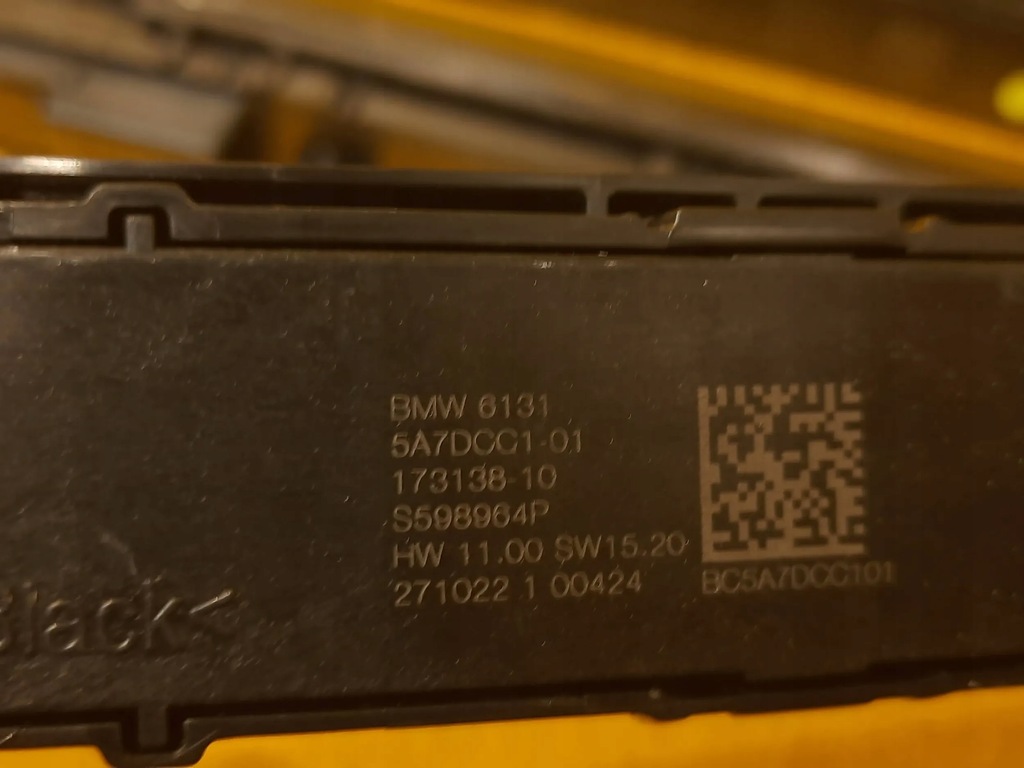 фото №10, Bmw 7 g70 панель кондиционера стеклянный 5a7dcc1