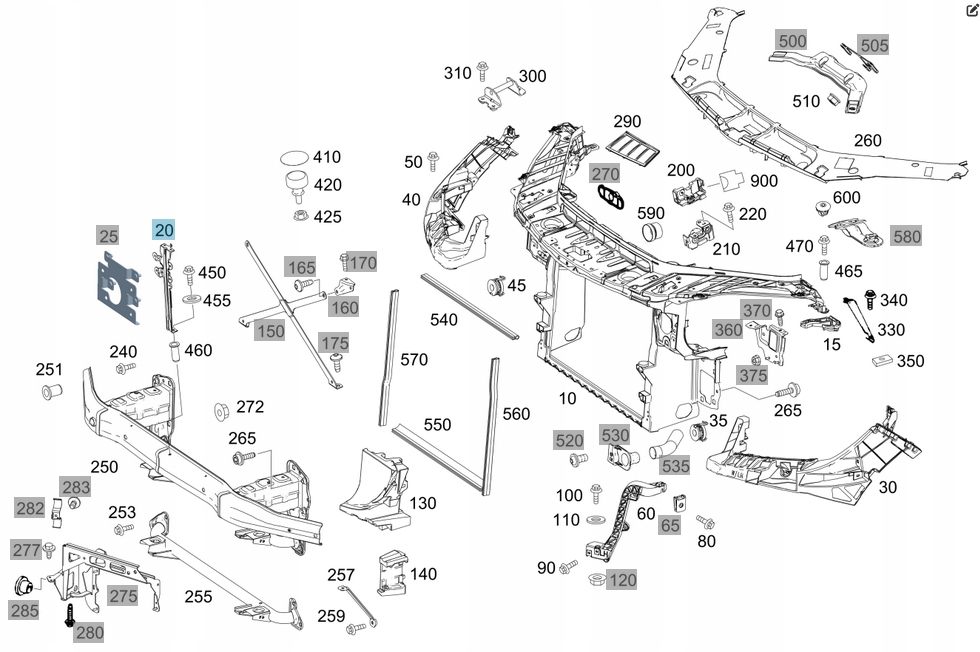 фото №3, Кронштейн радара distronic mercedes ml gl 166 gle 292