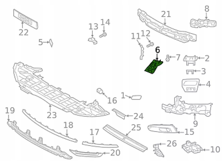 фото №10, Kpl x2 направляющая правый + левый бампера кронштейн кронштейн volvo v90 s90 2016+