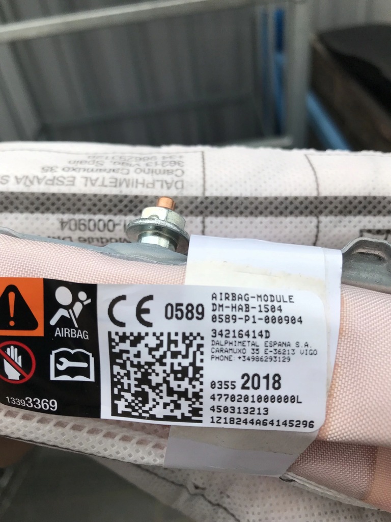 фото №6, Шторка безопасности подушка безопасности левая правая opel crossland x 17-