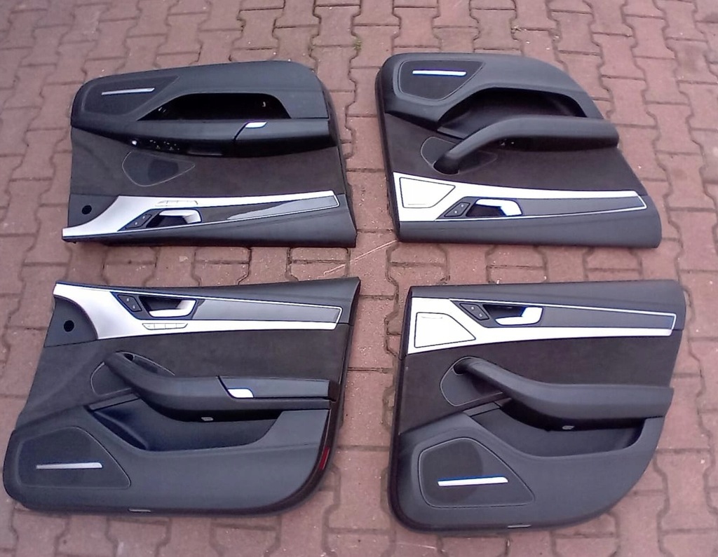 фото №12, Audi a8 s8 d4 4h сидіння шкіра перед задня тунель оббивка двері