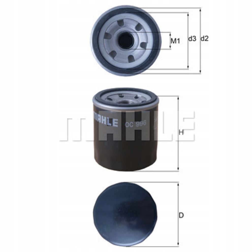 фото №1, Фильтр масла knecht oc 996 chevrolet daewoo