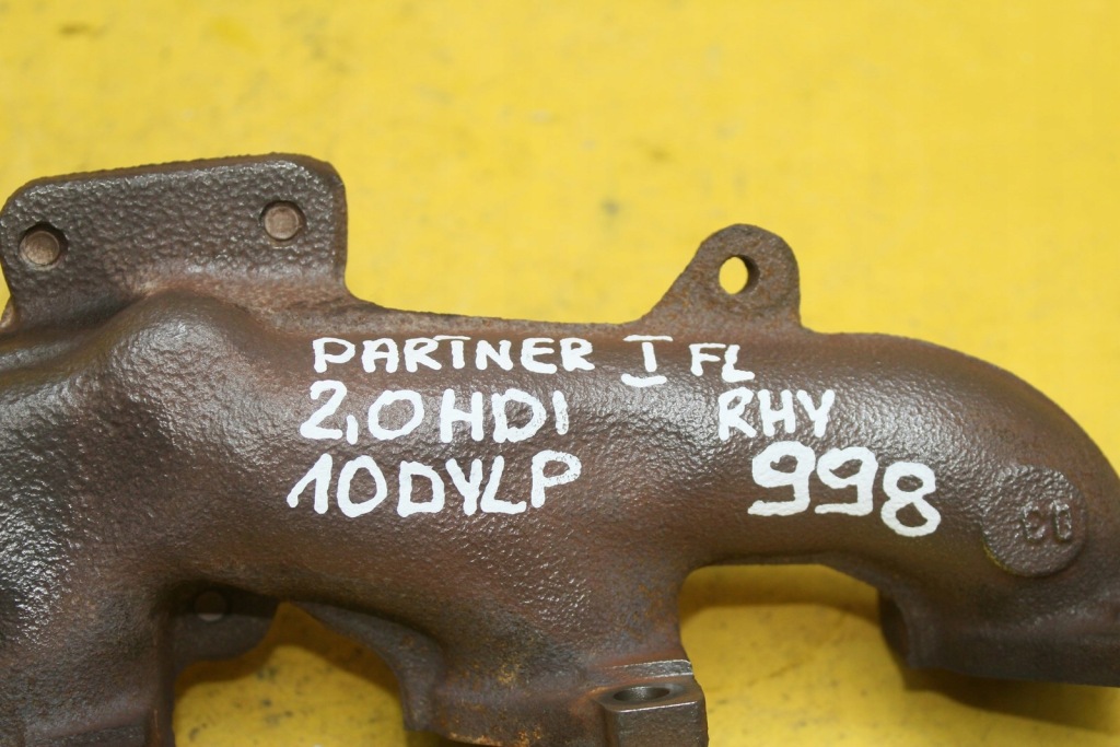 Коллектор выпускной rhy partner 1 fl 2.0 hdi с Разборки