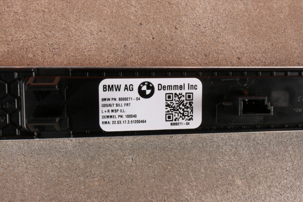 фото №16, Bmw x6 g06 x6m f96 накладки накладки пороговые подсвечиваемые комплект m-pakiet