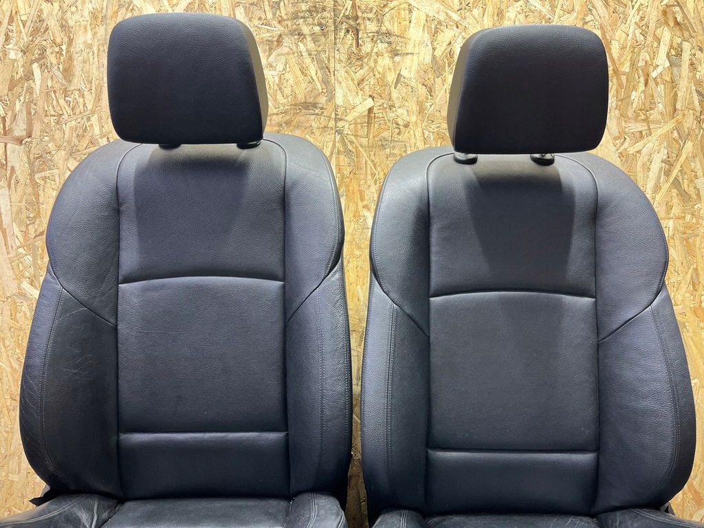 фото №12, Bmw f10 комплект сиденья подогрев uk заднее сиденье обшивки кожа czarna mpakiet