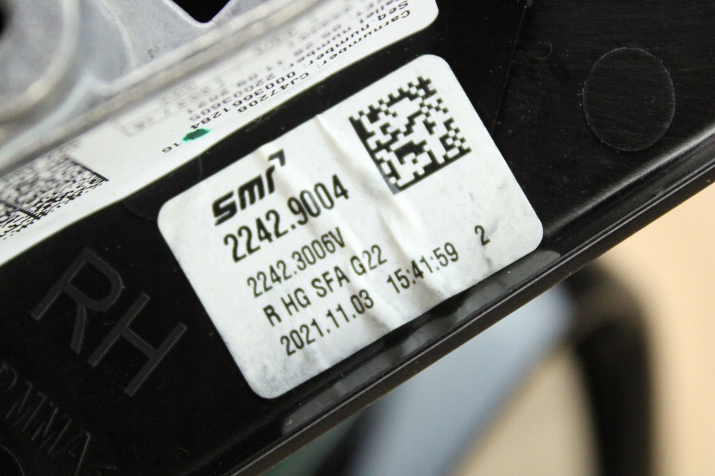 фото №12, Зеркало правое 5 pin bmw 4 g22 g23 c4e m-pakiet shadow line 26km! europa!