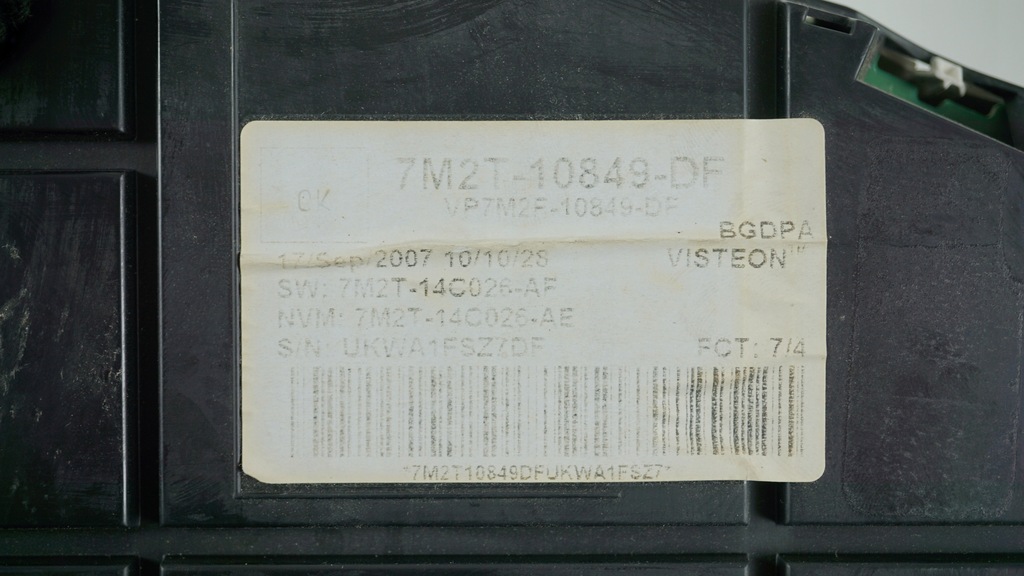 фото №8, Счетчик дисплей convers ford mondeo iv 4 mk4 s-max galaxy 7m2t-10849-df