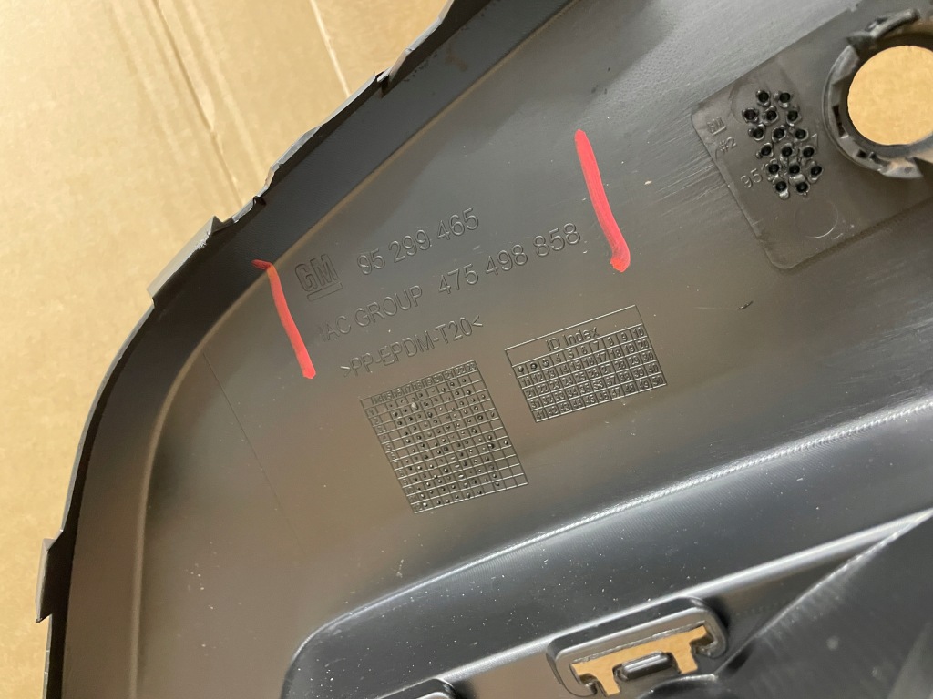 Opel mokka бампер спойлер перед новый оригинал 95299465 с Разборки