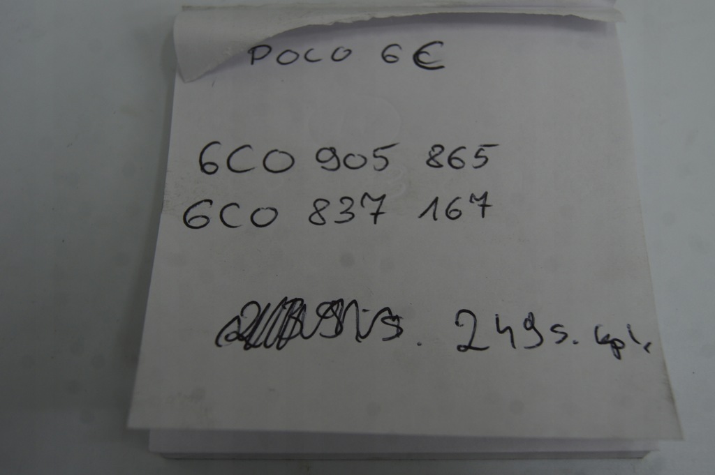 фото №10, Замок зажигания ключ вкладка polo 6c v