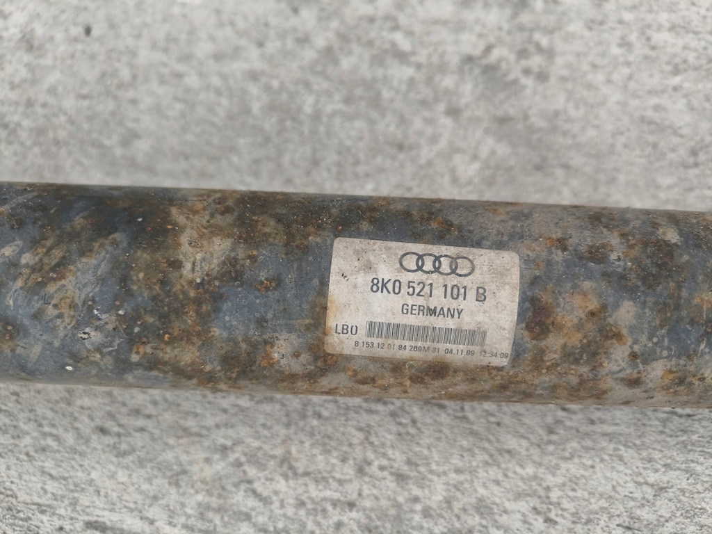 фото №10, Wał приводной audi a4 b8 a5 8t 8k0521101b оригинал !!!