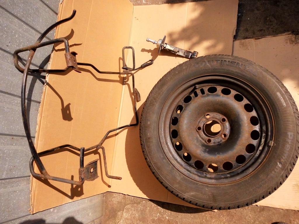 фото №1, Opel zafira b кронштейн колеса запасного корзина колесо