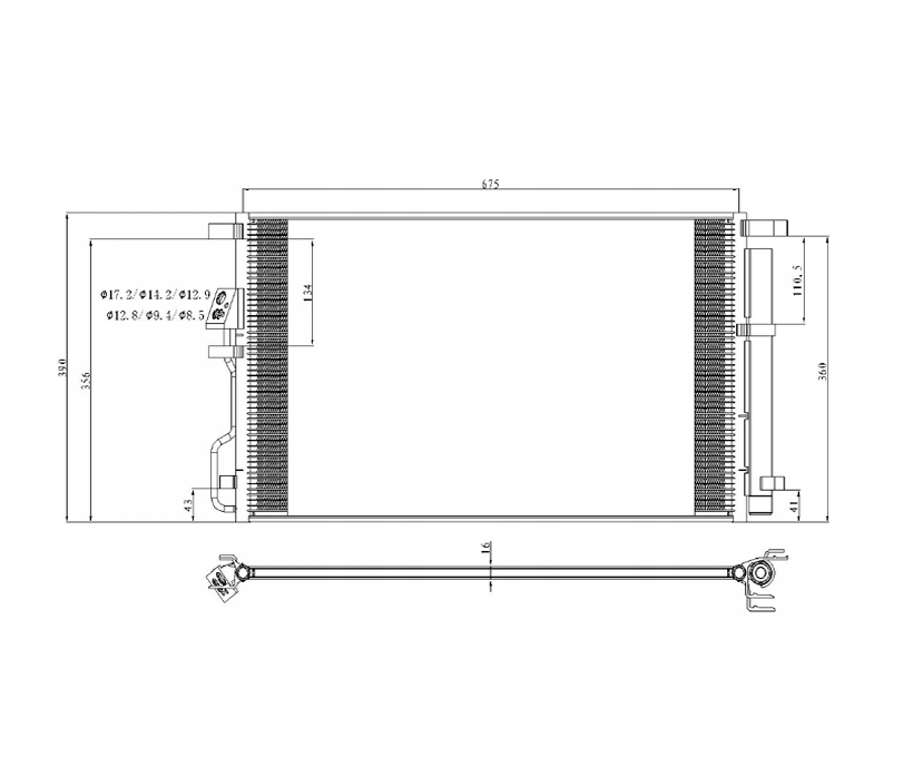Купити Конденсатор кондиціонера 40x2k85k