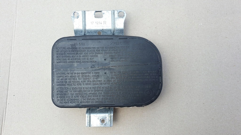 фото №1, Подушка подушка безопасности перед правый mercedes slk r170 lift