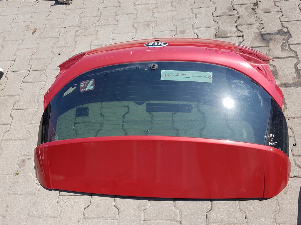 фото №6, Kia ceed 2 ii 12-16r hb кришка багажника багажника задня a0