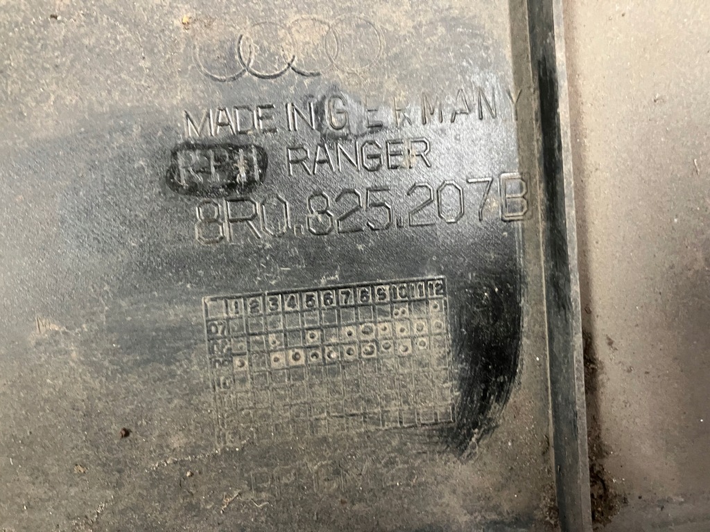 фото №6, Корпус защита подвеска плита левая audi q5 8r 8r0825207b