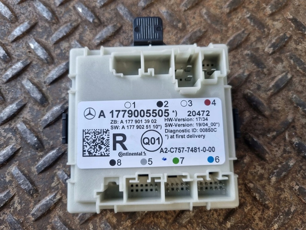 фото №1, 2021 mercedes-benz a w177 модуль двері a1779005505
