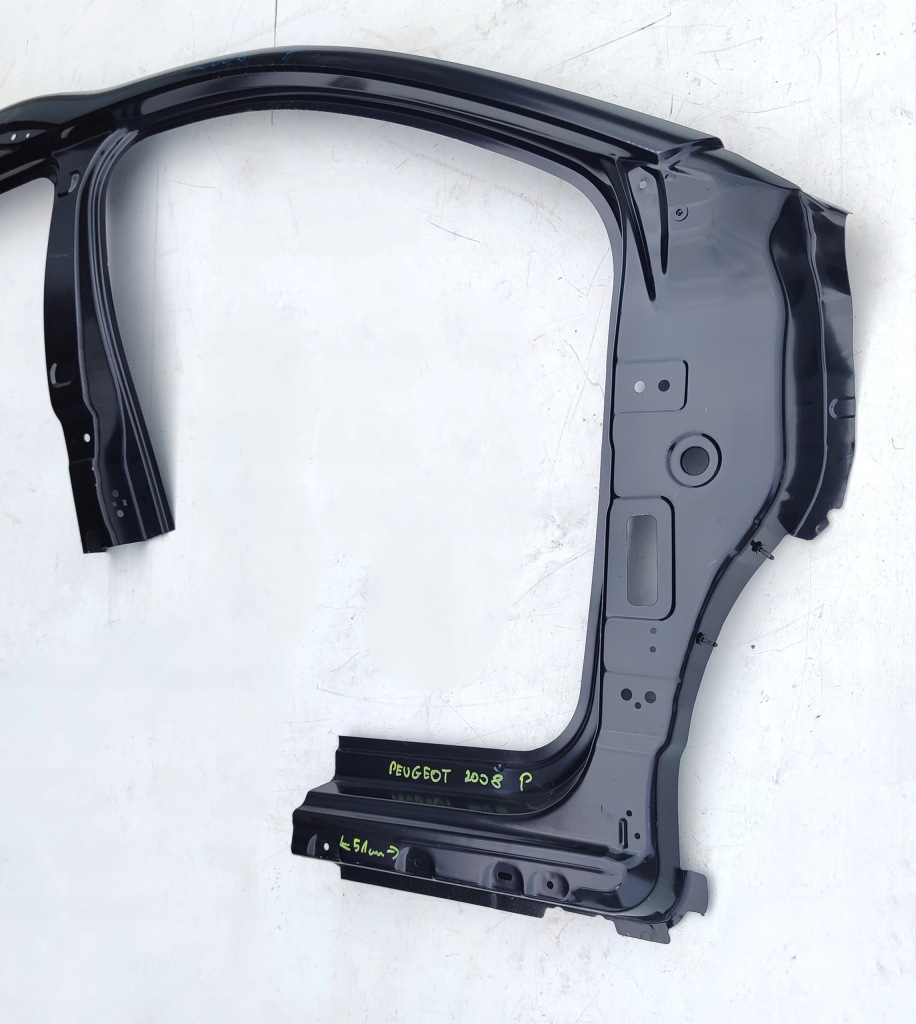 фото №2, Peugeot 2008 поріг правий рамка двері дах 12-19