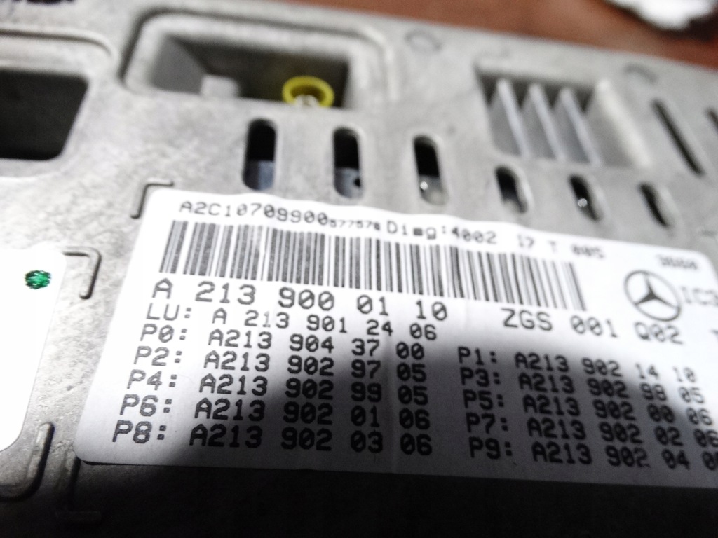 фото №5, Idealny kpl. счетчик приборы mercedes w213 1