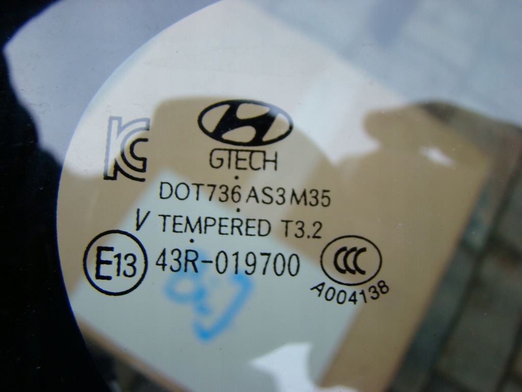 фото №5, Hyundai kia стекло кузовная 87820-2w000 правая