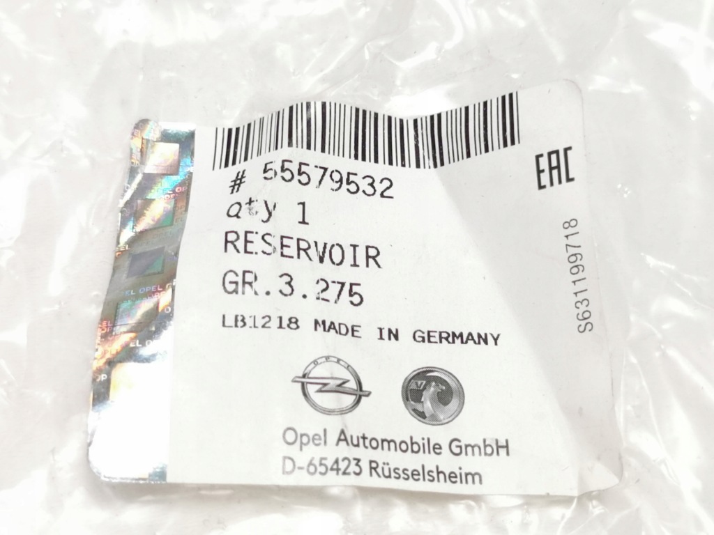 Купить Труба, сепаратор топлива opel astra insignia zafira оригинальный номер 55579532