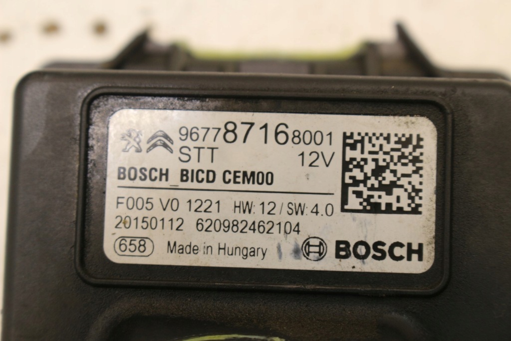 фото №5, Модуль запуск стоп 9677871680 peugeot 508 i lift