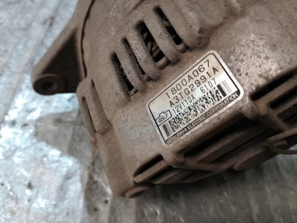 фото №6, Генератор mitsubishi outlander i 1800a067 a3tg2991a 2.0 16v