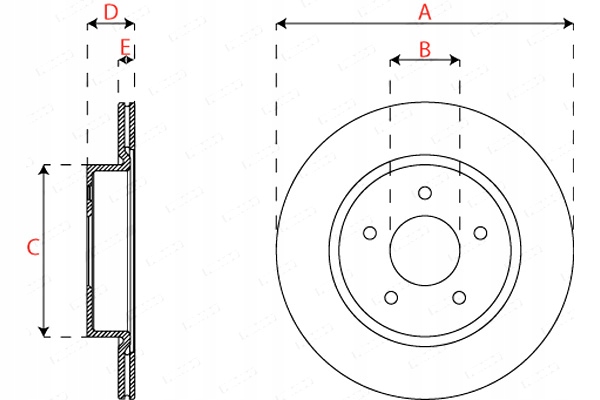 фото №3, Тормозные диски тормозные 2szt. задняя nissan leaf x-trail iii renault koleos ii