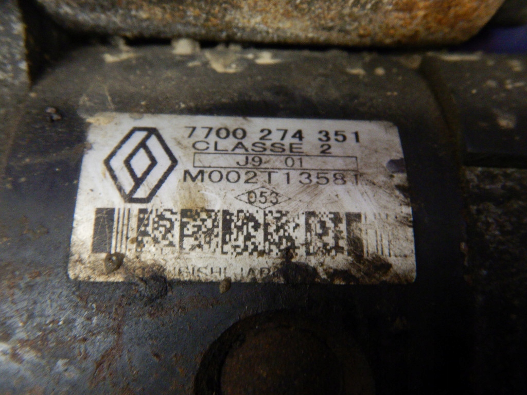 Renault megane 1 99-03 1.4 стартер m002t13581 7700274351 9 зубьев Оригинал