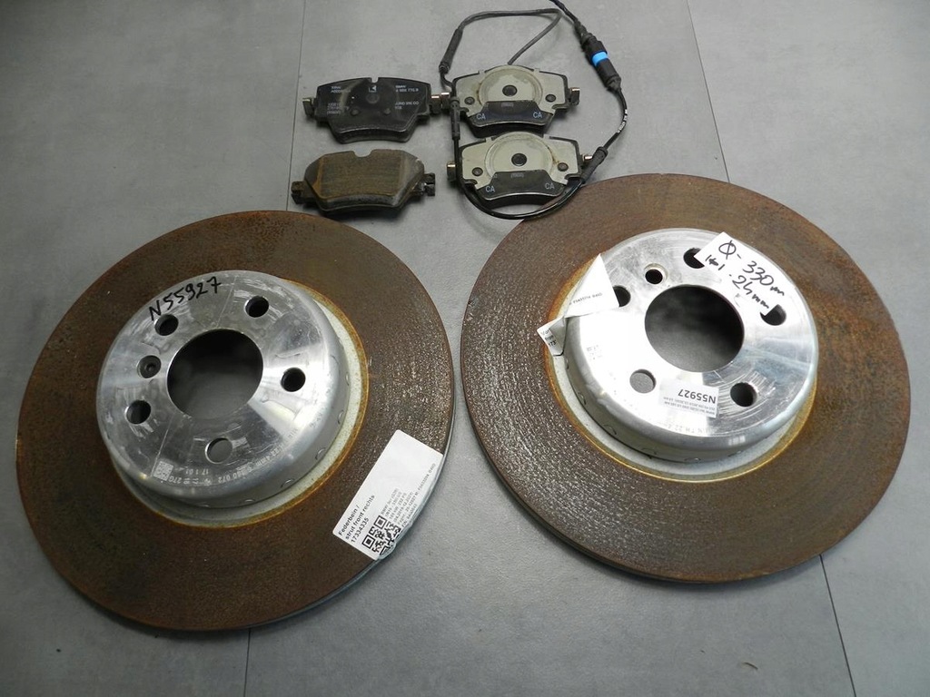 фото №1, Bmw 3 g20 тормозные диски тормозные колодки перед 6880072