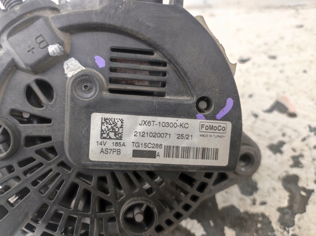 фото №8, Генератор connect mk2 ii 2 lift 1.5 tdci