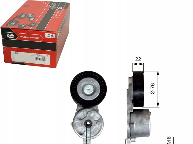Купить Gates ролик натяжителя ремень клиновой 1387199 1376