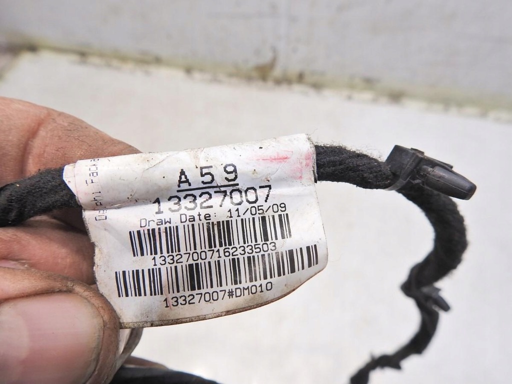 фото №6, Джгут електропроводка двері правий задня opel insignia a kombi 13327007