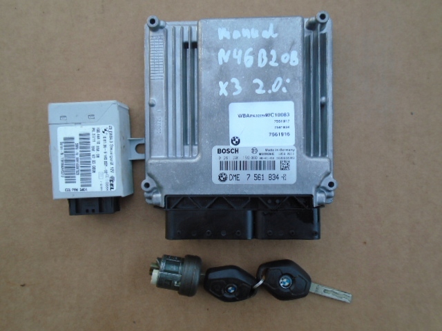 фото №1, Бортовий комп'ютер блок керування двигуна bmw x3 e83 2.0i n46