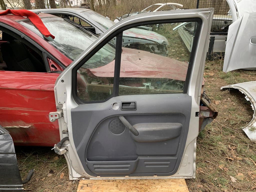 фото №11, Transit connect mk1 двері правий перед скло ручка сріблястий bdb