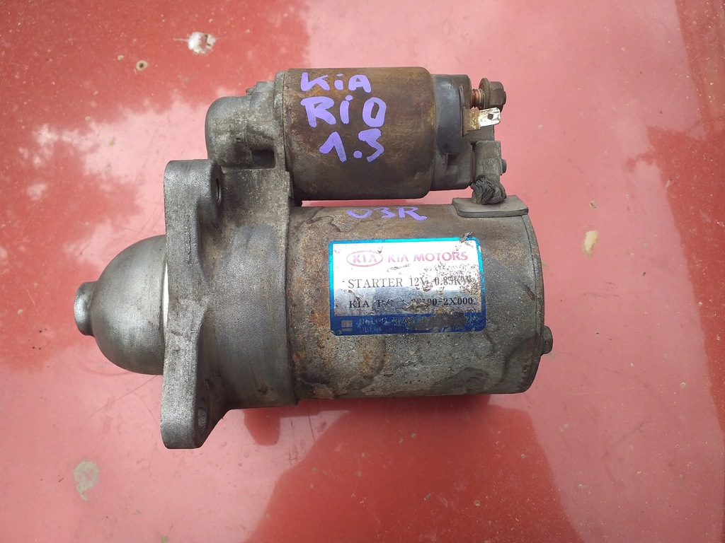 фото №1, Kia rio 1.3 99r-05r стартер orginał гарантия rozruchowa