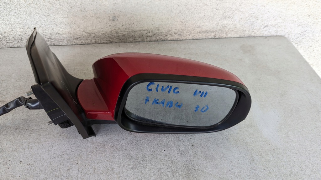фото №1, Дзеркало праве електричний honda civic vii 3d lift