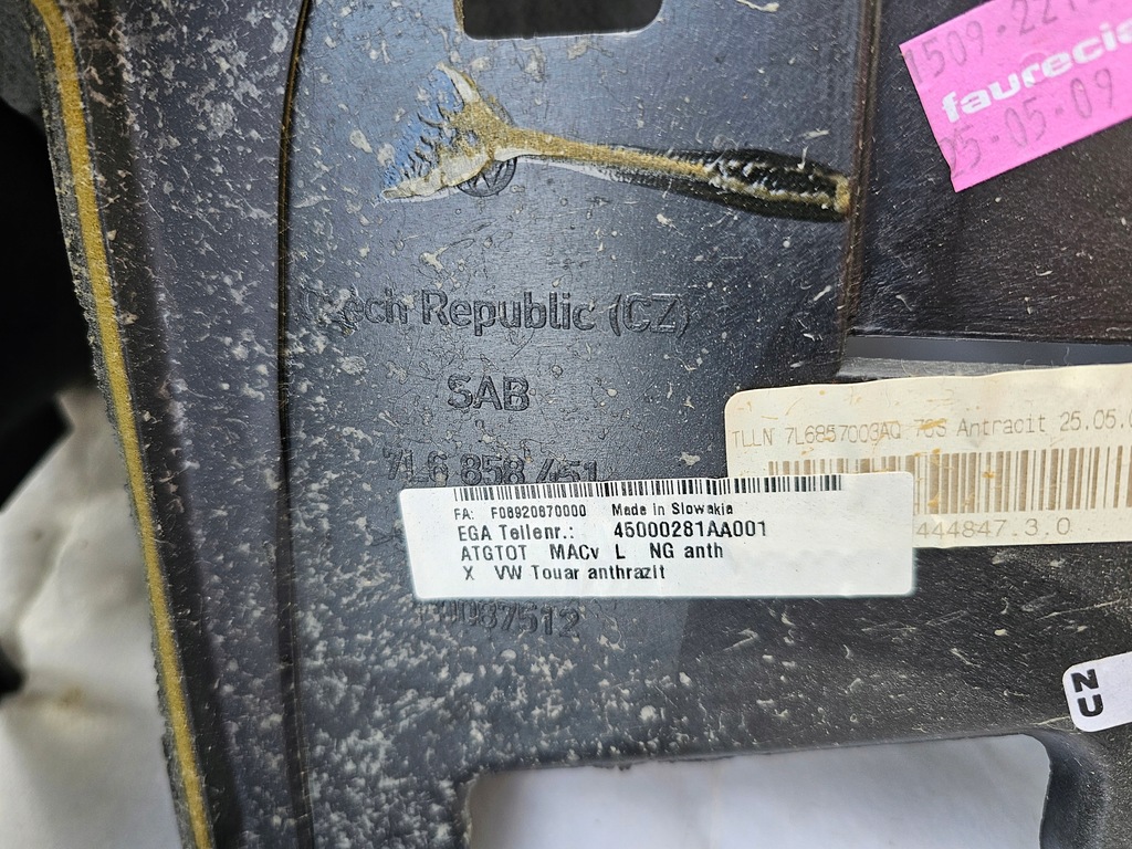 фото №6, Приборная панель приборная консоль приборная панель vw touareg кожа серая