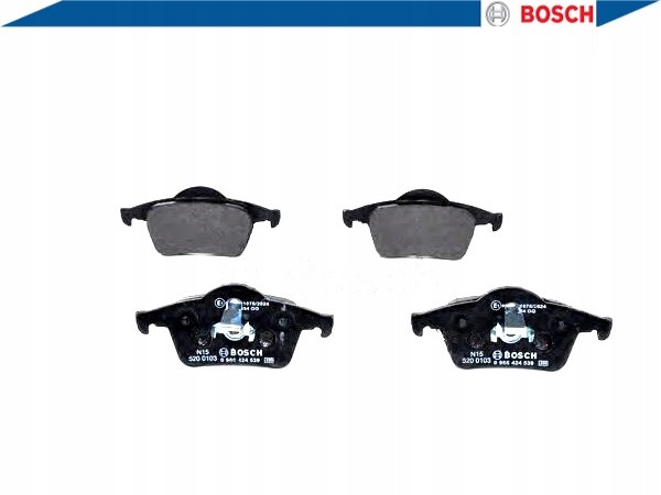 фото №3, Гальмівні колодки гальмівні volvo задня s60 s80 bosch