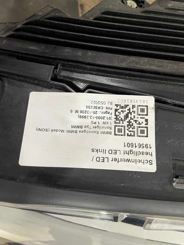 фото №15, Перед капот бампер лампы pas радиатор bmw ix i20 c4a sport