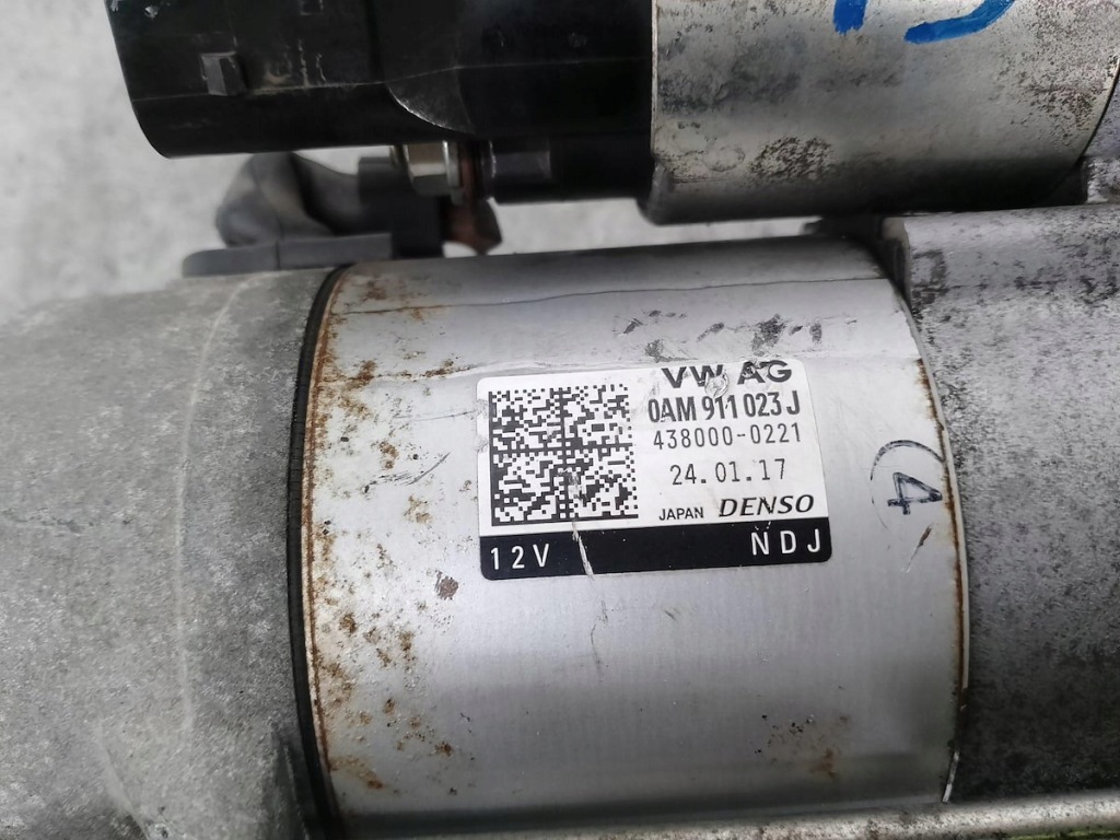 Стартер vw golf vii 0am911023j 438000-0221 denso 1.6 tdi в Украине