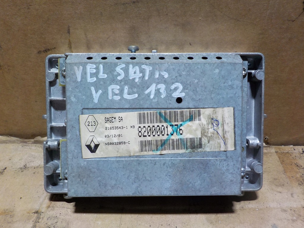 фото №2, Дисплей радіо 2.2dci vel satis 820001376