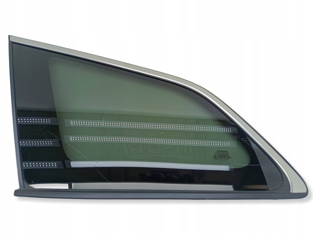 фото №1, Toyota corolla e21- скло бічна лівий задня хром 43r-011595