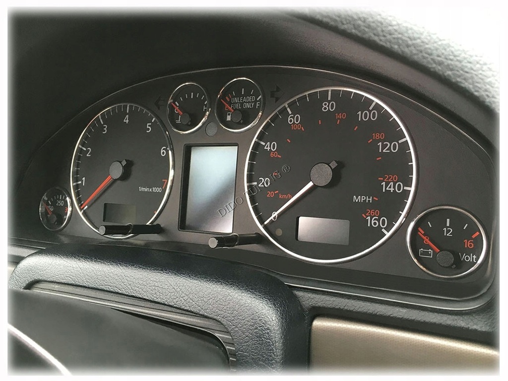 фото №13, Aluminiowe рамки na прилади audi a4 /a6 зразок rs