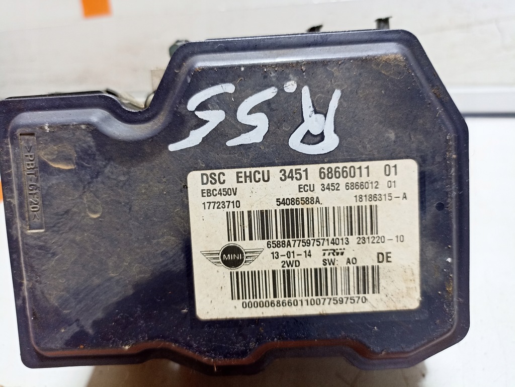 фото №3, Mini clubman r55 насос модуль abs 6866011