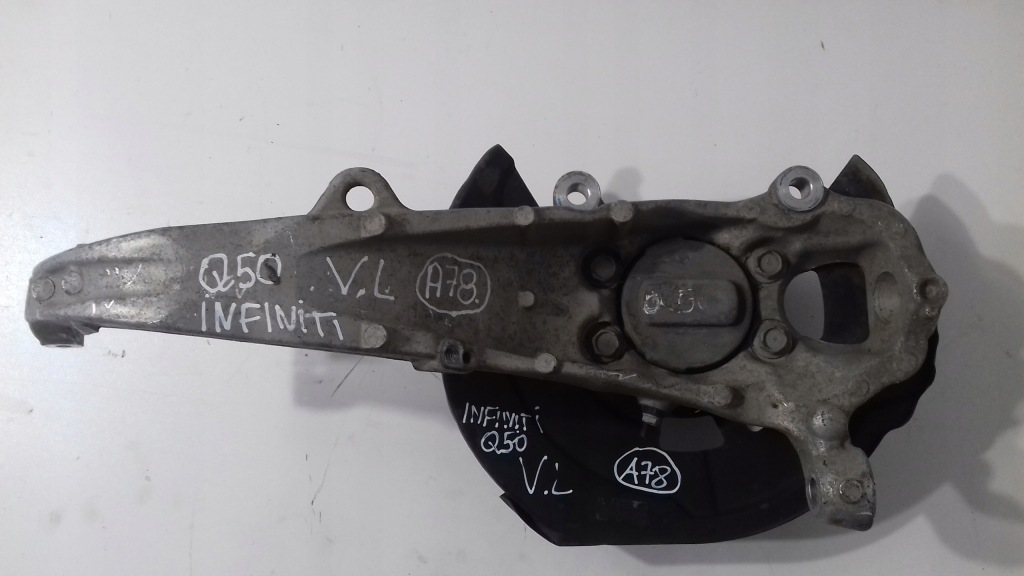 фото №2, Infiniti q50 поворотний кулак ступиця ліва перед лівий