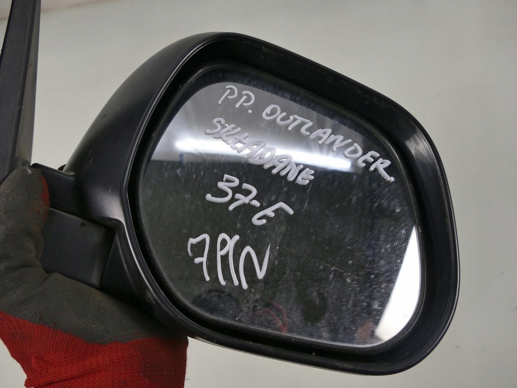 фото №11, Mitsubishi outlander ii зеркало 7 pin правое электрически складной 37e uk