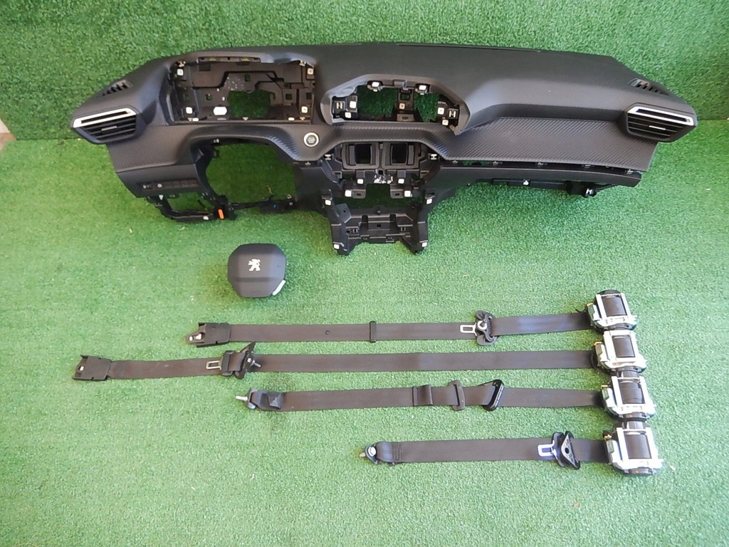 фото №1, Консоль панель приладів подушки безпеки ремені peugeot 2008 ii 2020